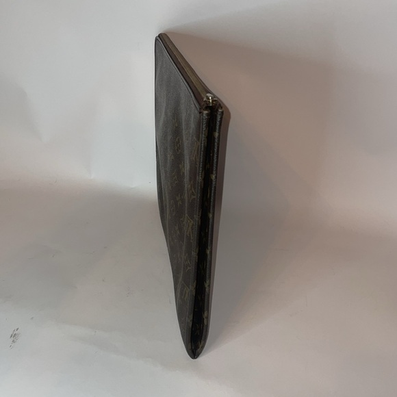 Louis Vuitton Pouch Document Holder 1988 Louis Vuitton Clutch LV Monogram Bag 🔥 - Picture 10 of 13